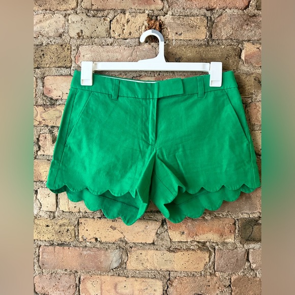 J Crew Factory Scalloped Shorts - Picture 1 of 6